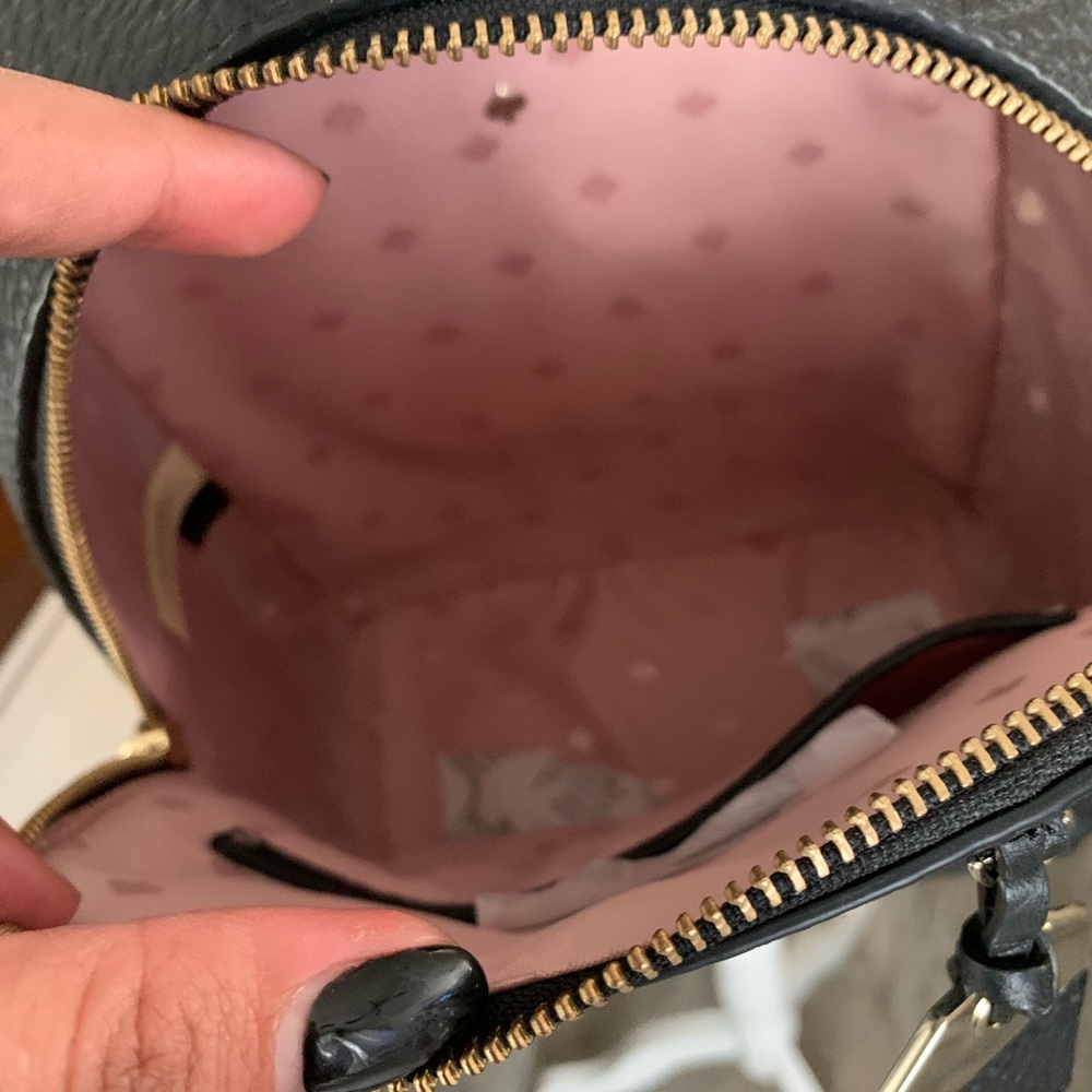 Beautiful leather Kate spade ♠️ black backpack - Picture 4 of 6